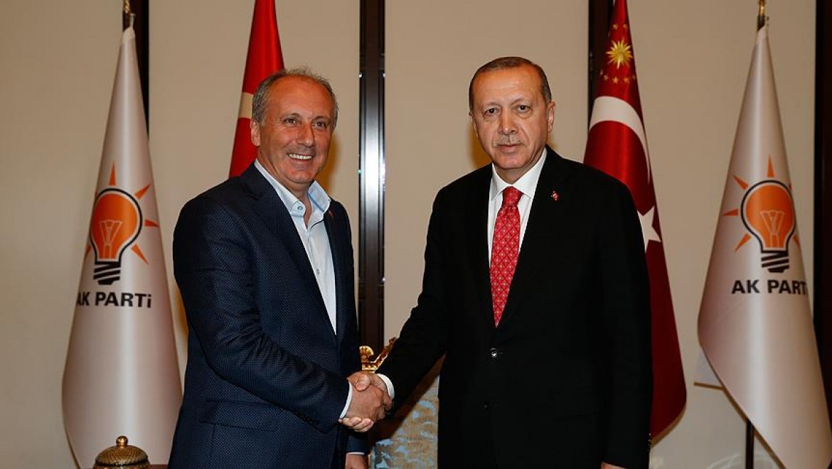 Cumhurbaşkanı Erdoğan Muharrem İnce'yi Kabul Etti