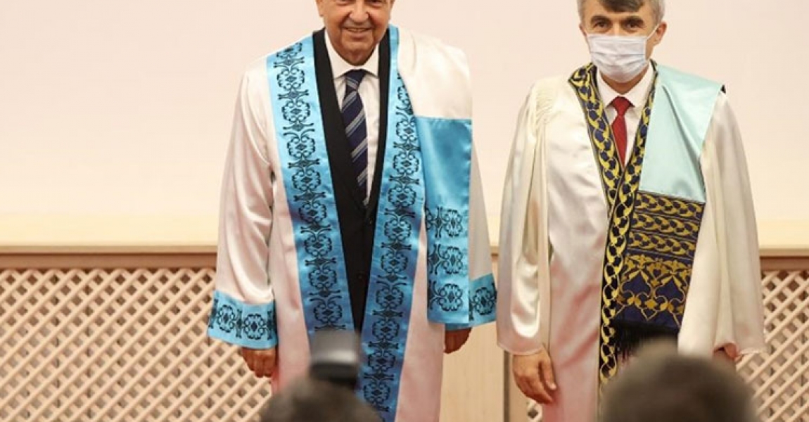 KKTC Cumhurbaşkanı Tatar'a Kütahya'da "fahri doktora" unvanı verildi