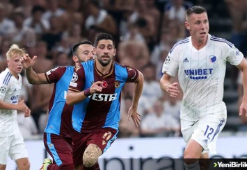 Trabzonspor, Şampiyonlar Ligi play-off turu ilk maçında yenildi