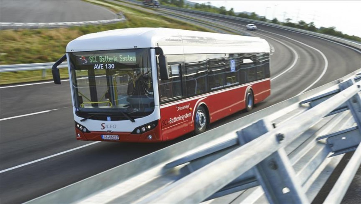 Yerli elektrikli otobüs SILEO Avrupa'da görücüye çıktı