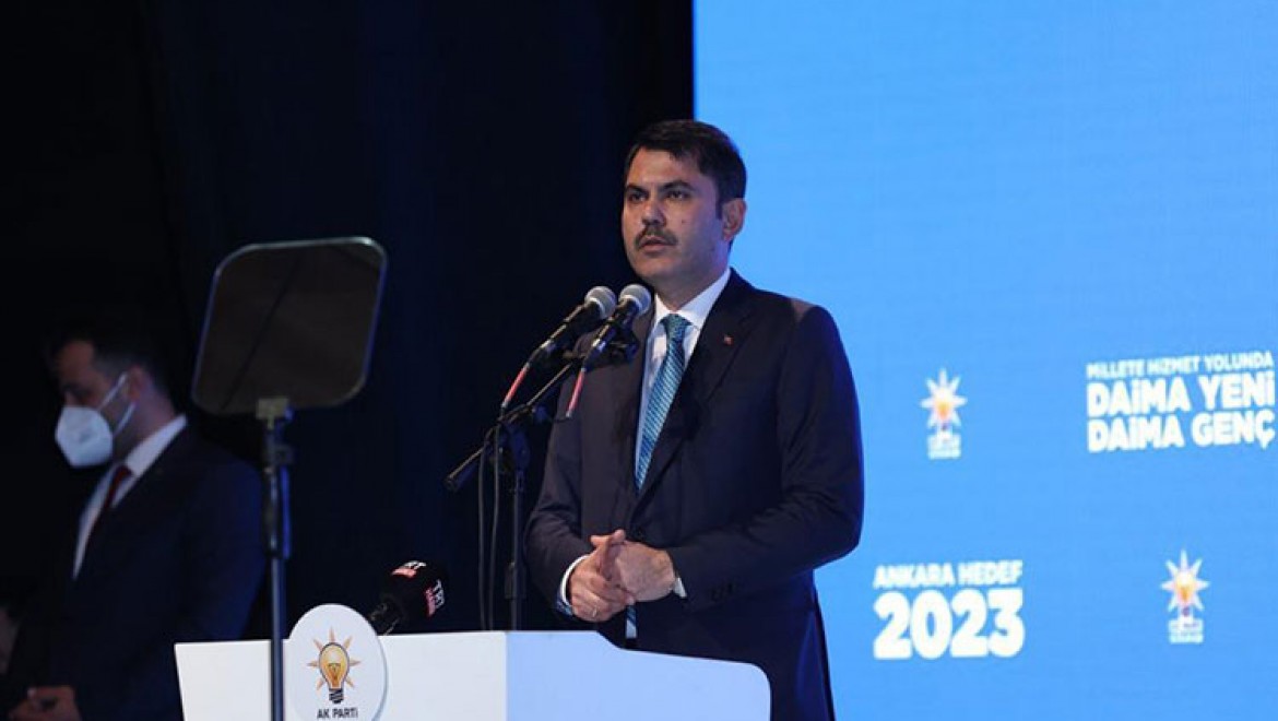 Bakan Murat Kurum, Ankara Gölbaşı AK Parti İlçe Danışma Meclisi Toplantısı'nda konuştu