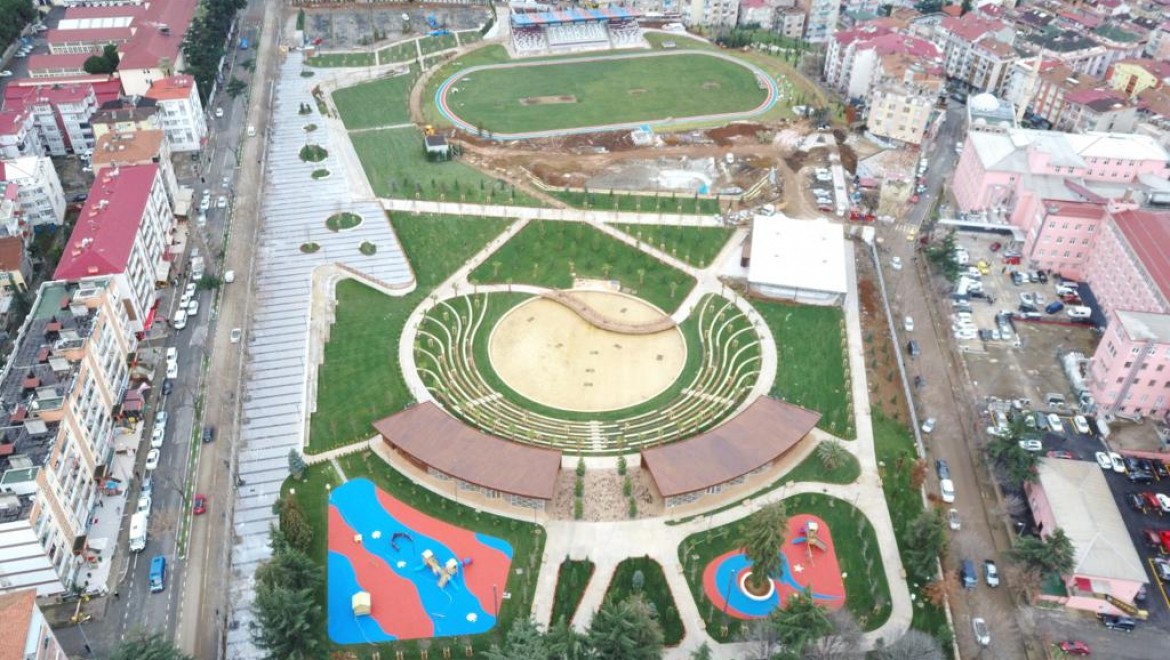Trabzon Avni Aker Millet Bahçesi'nin ilk etabı tamamlandı