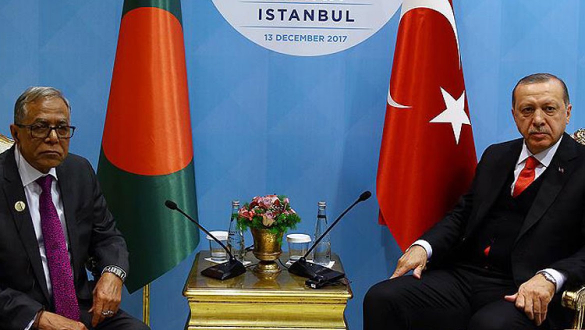 Cumhurbaşkanı Erdoğan, Bangladeş Cumhurbaşkanı Hamid ile görüştü