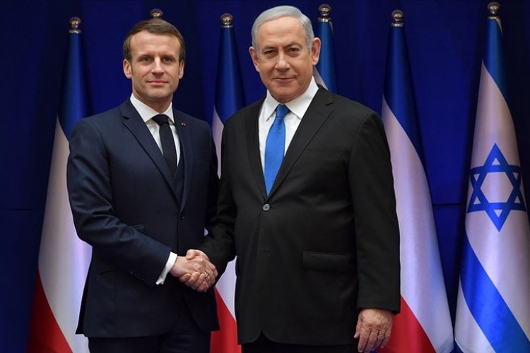 Netanyahu ile Macron'dan "İran'ın Ukrayna'daki savaşa aktif katılımına" tepki