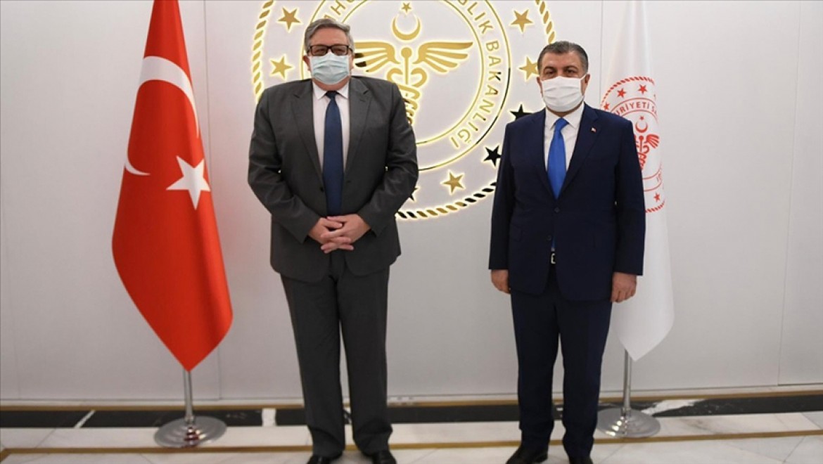 Sağlık Bakanı Koca, Rusya'nın Ankara Büyükelçisi Yerhov ile 'Sputnik V' aşısını görüştü