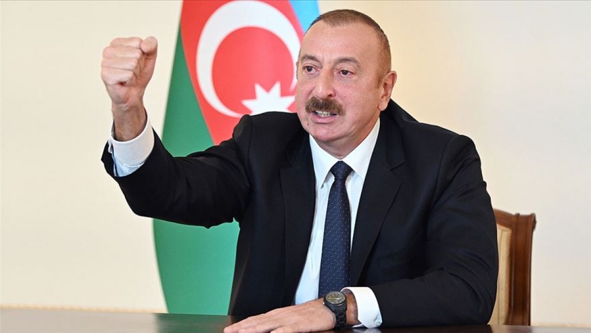Aliyev: Ermenistan'ın namert hareketleri Azerbaycan halkının iradesini kıramayacak