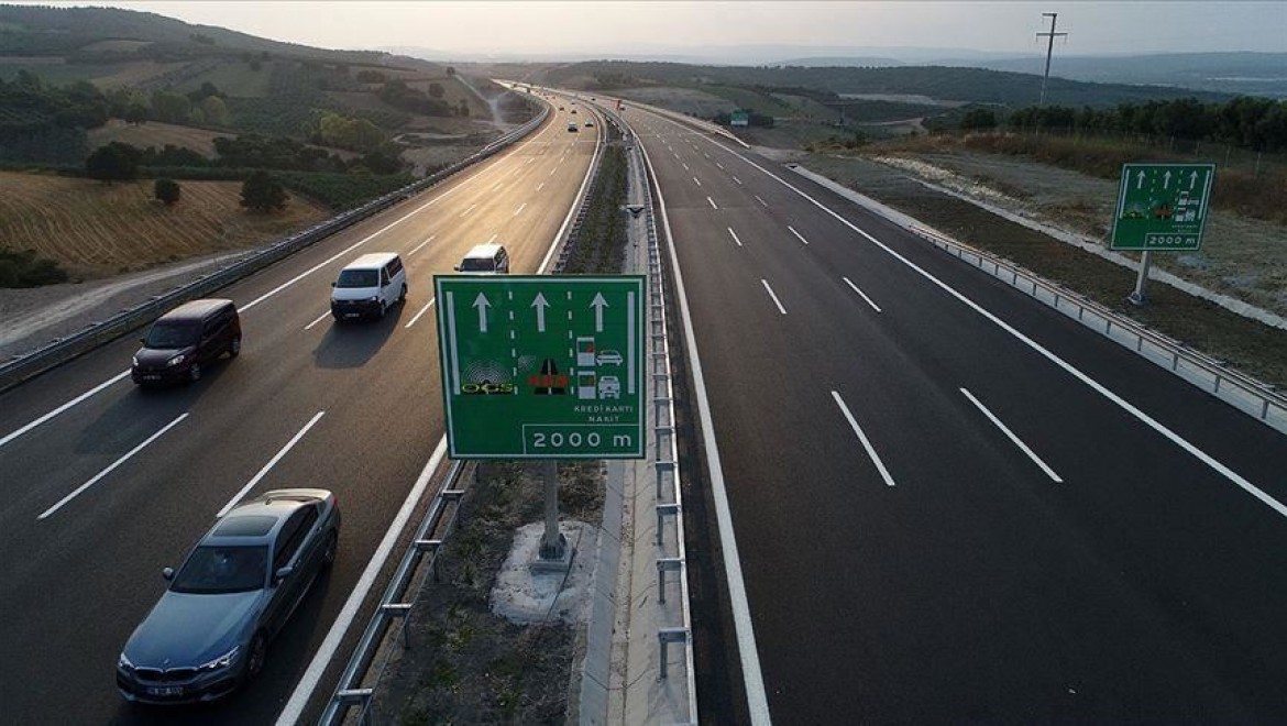 İstanbul-İzmir Otoyolu'ndan 35 milyon araç geçti