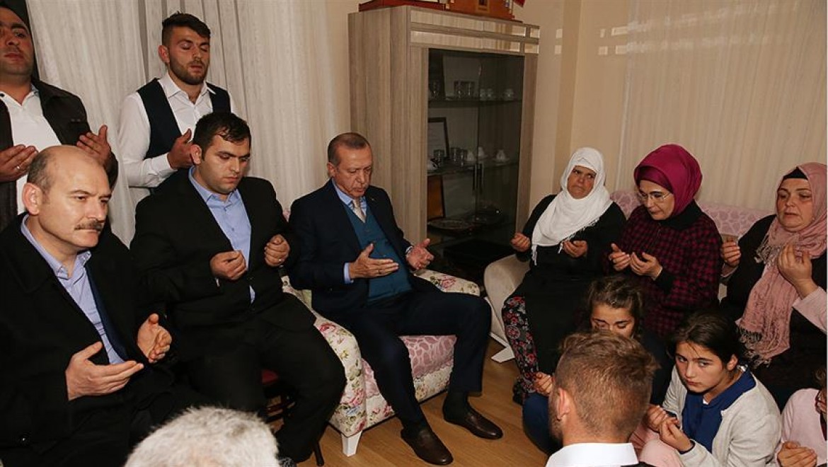 Cumhurbaşkanı Erdoğan, Eren Bülbül'ün ailesini ziyaret etti
