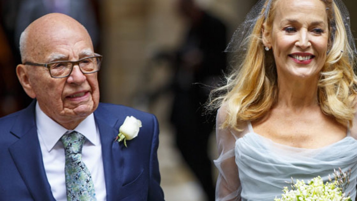 Rupert Murdoch evlendi