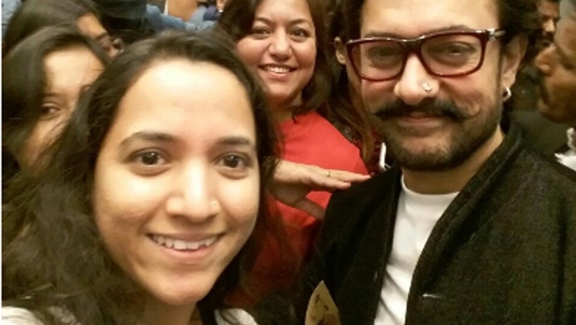 Aamir Khan İstanbul'da yaşayan Hintlilerle buluştu