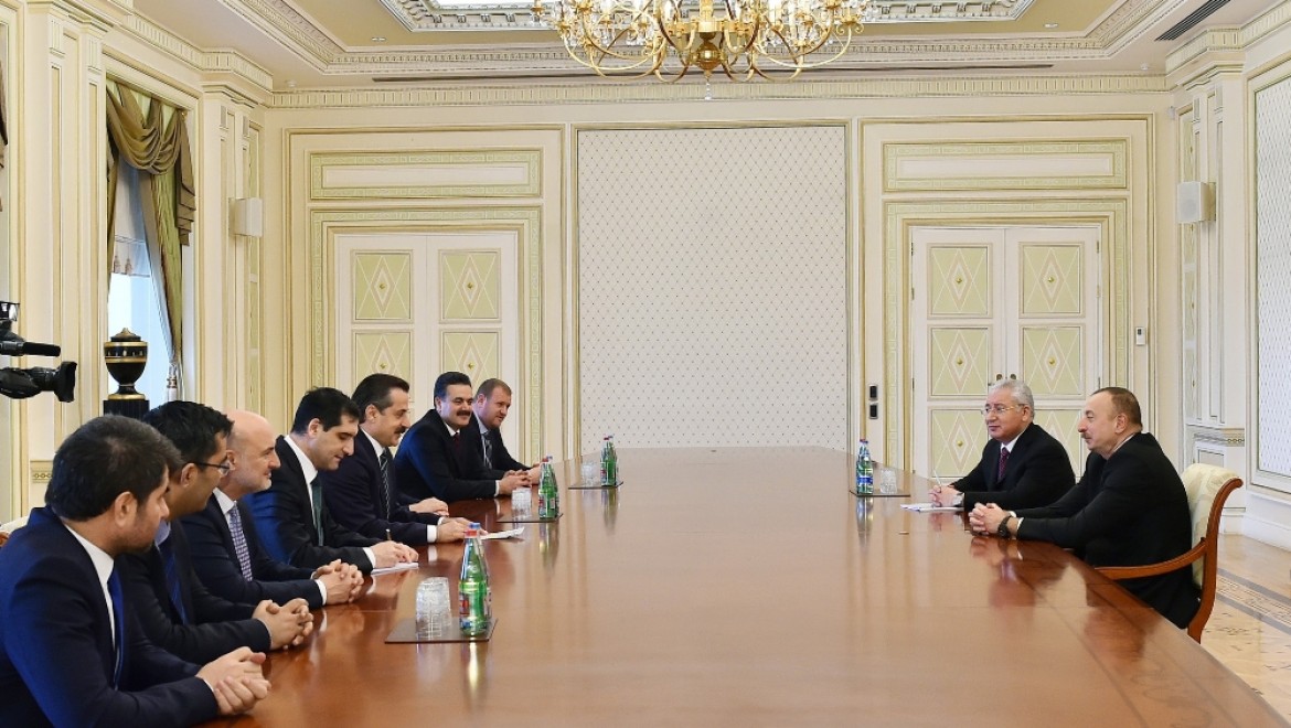 Aliyev Bakan Çelik'i kabul etti