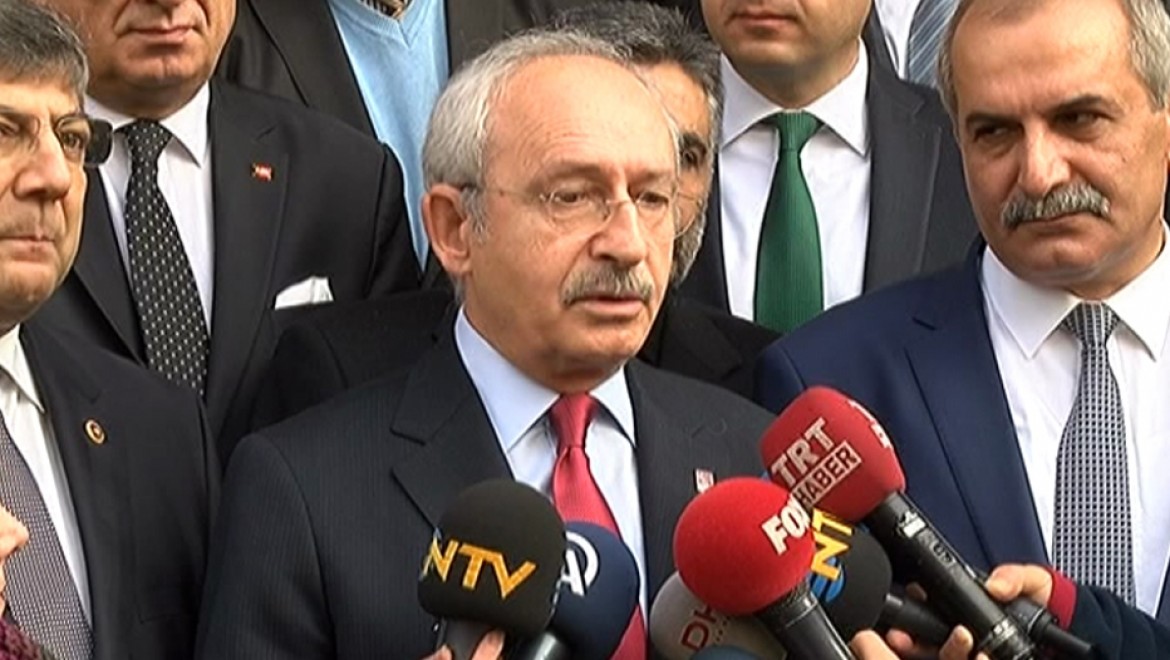 Kılıçdaroğlu, "Şu anda bir fiil durdum var, bunu Sayın Bahçeli de ifade ediyor"