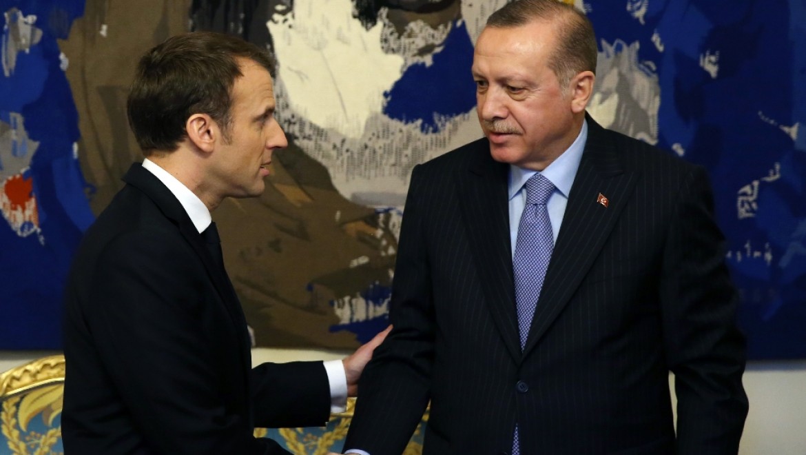 Cumhurbaşkanı Erdoğan, Fransız mevkidaşı ile bir araya geldi