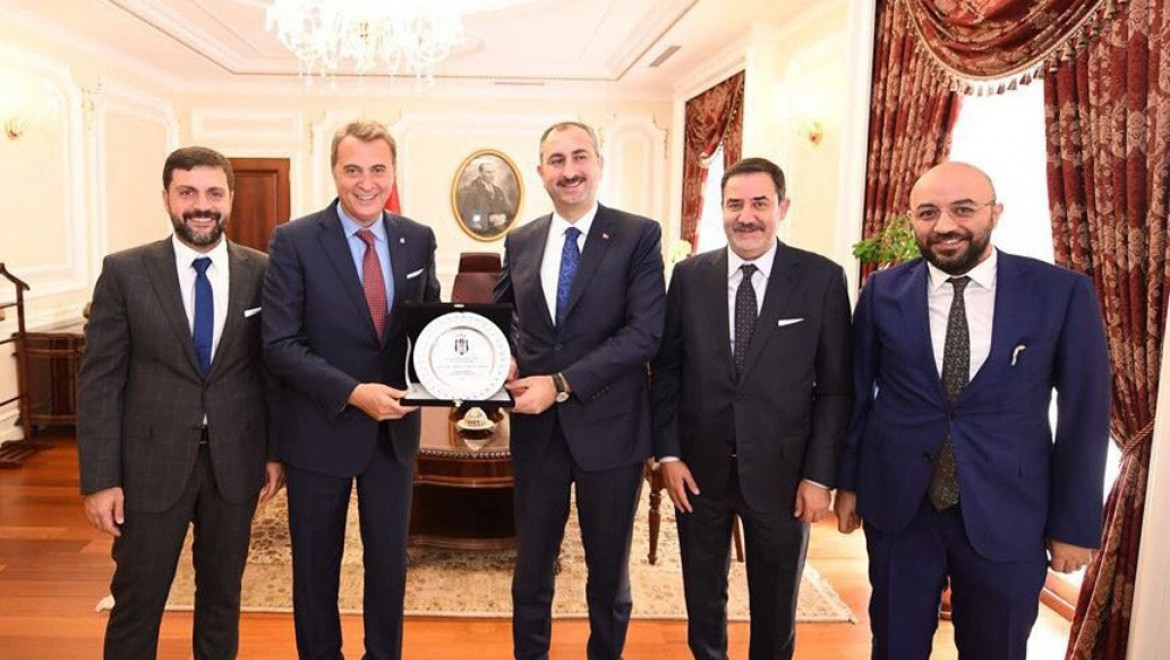 Fikret Orman, Adalet Bakanı Abdulhamit Gül'ü ziyaret etti