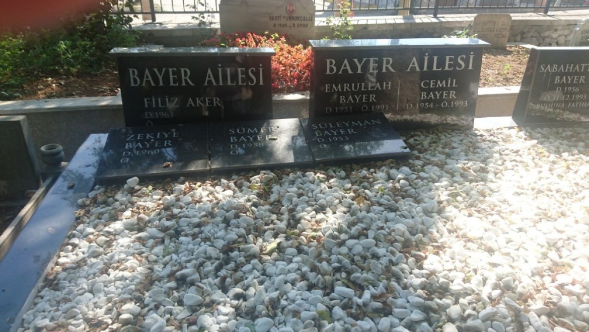 Filiz Aker'in kendisi için hazırlattığı mezarlık görüntülendi