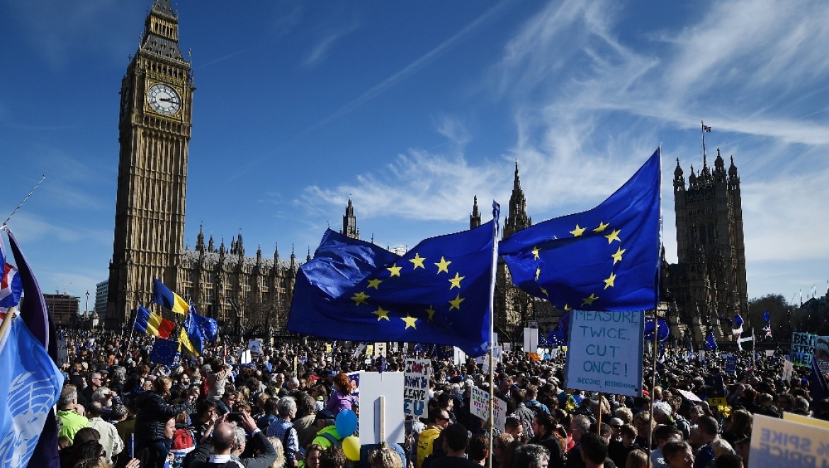 İngiltere'de "AB" protestoları sürüyor