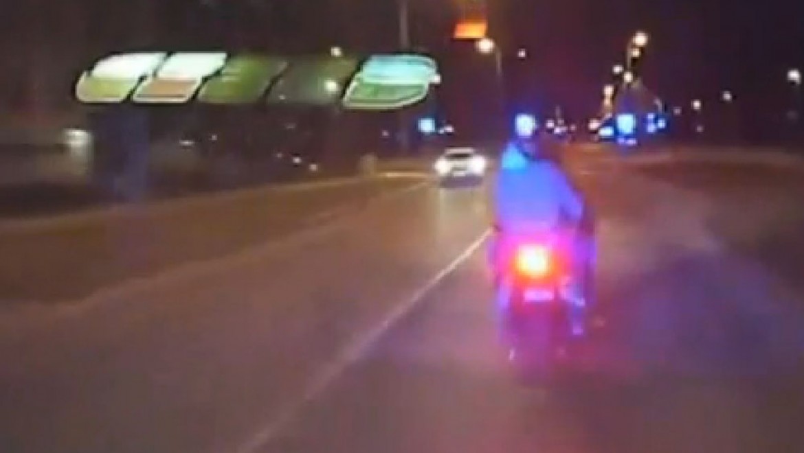 Polis motosikletlileri böyle yakaladı