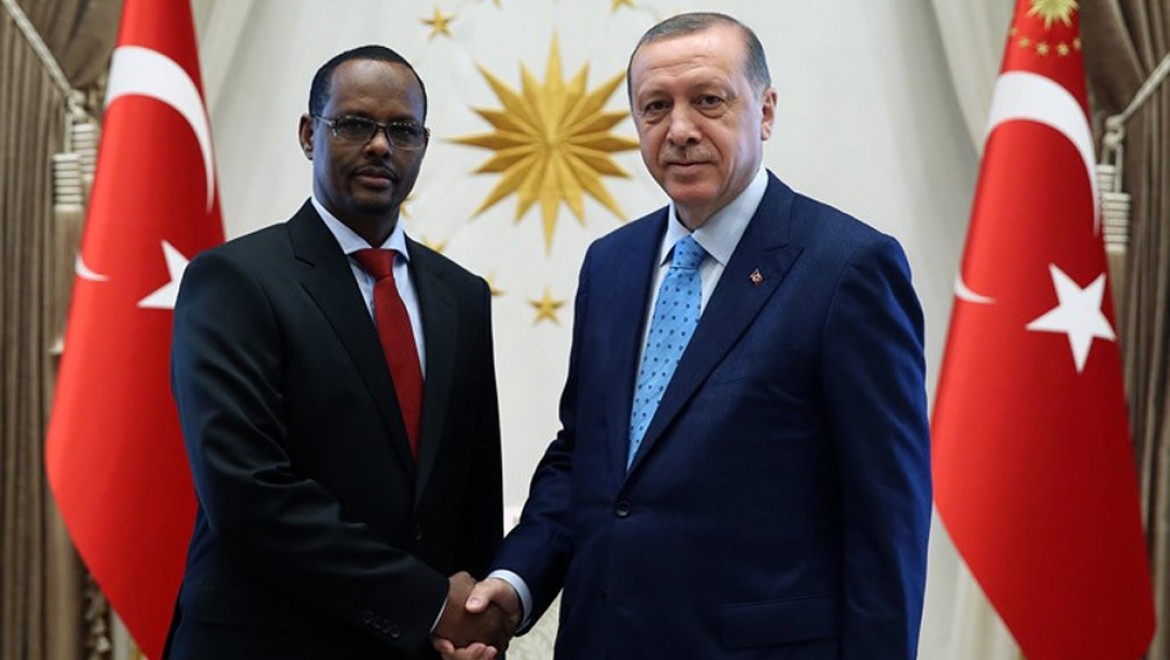 Somali Büyükelçisinin güven mektubunu aldı