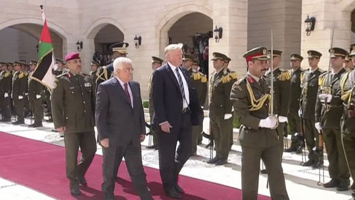 Trump ile Mahmud Abbas bir araya geldi