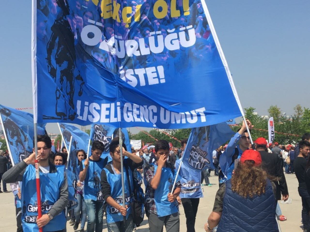 1 Mayıs İşçi Bayramı kutlamaları öncesi hazırlıklar 14