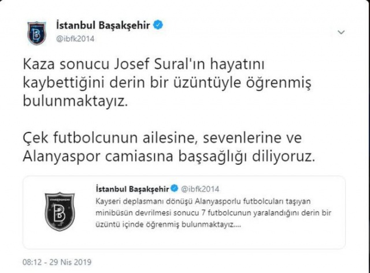 Josef Sural için spor camiasından baş sağlığı mesajı 18