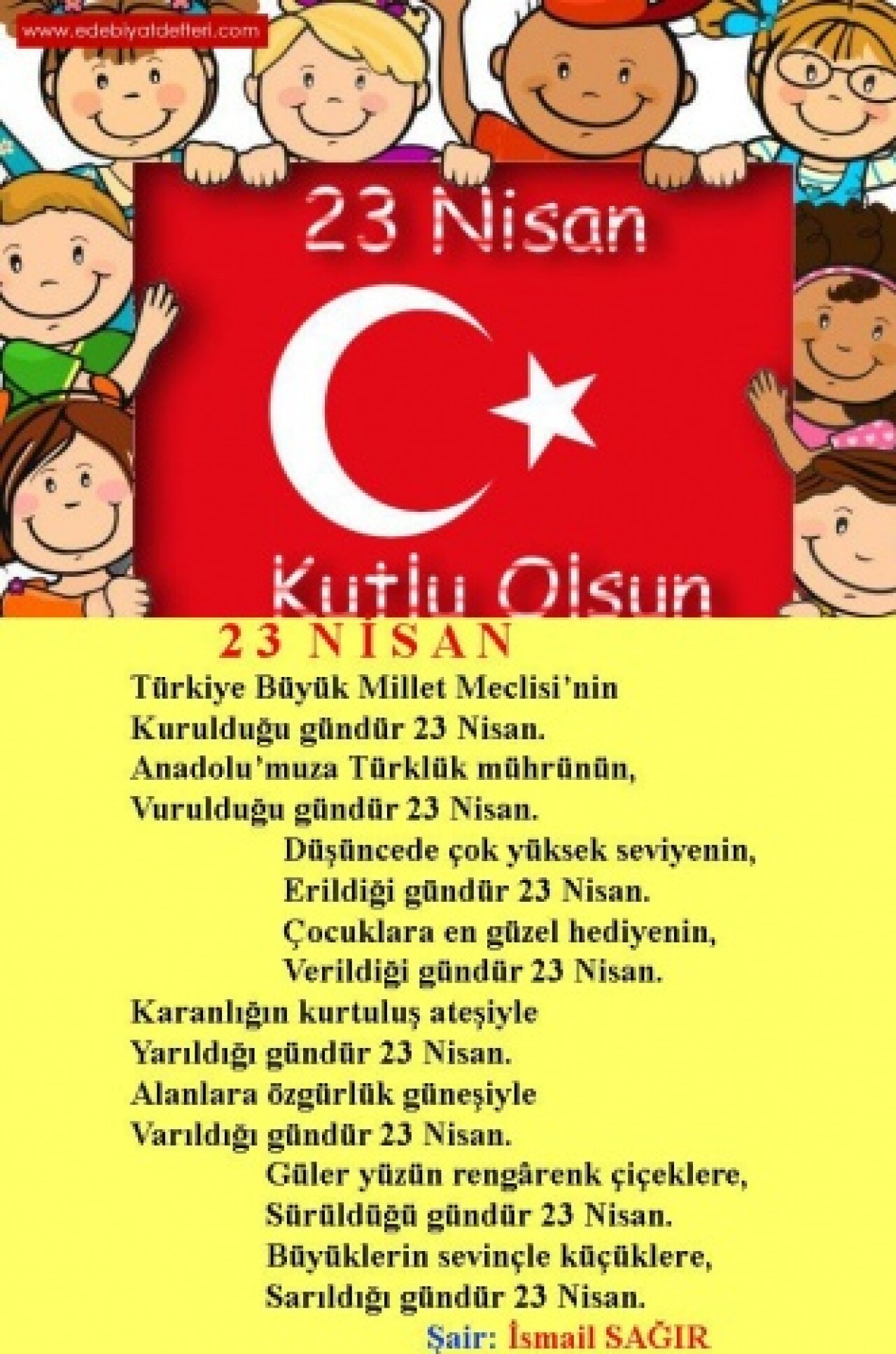 2020 Resimli 23 Nisan şiirleri 12