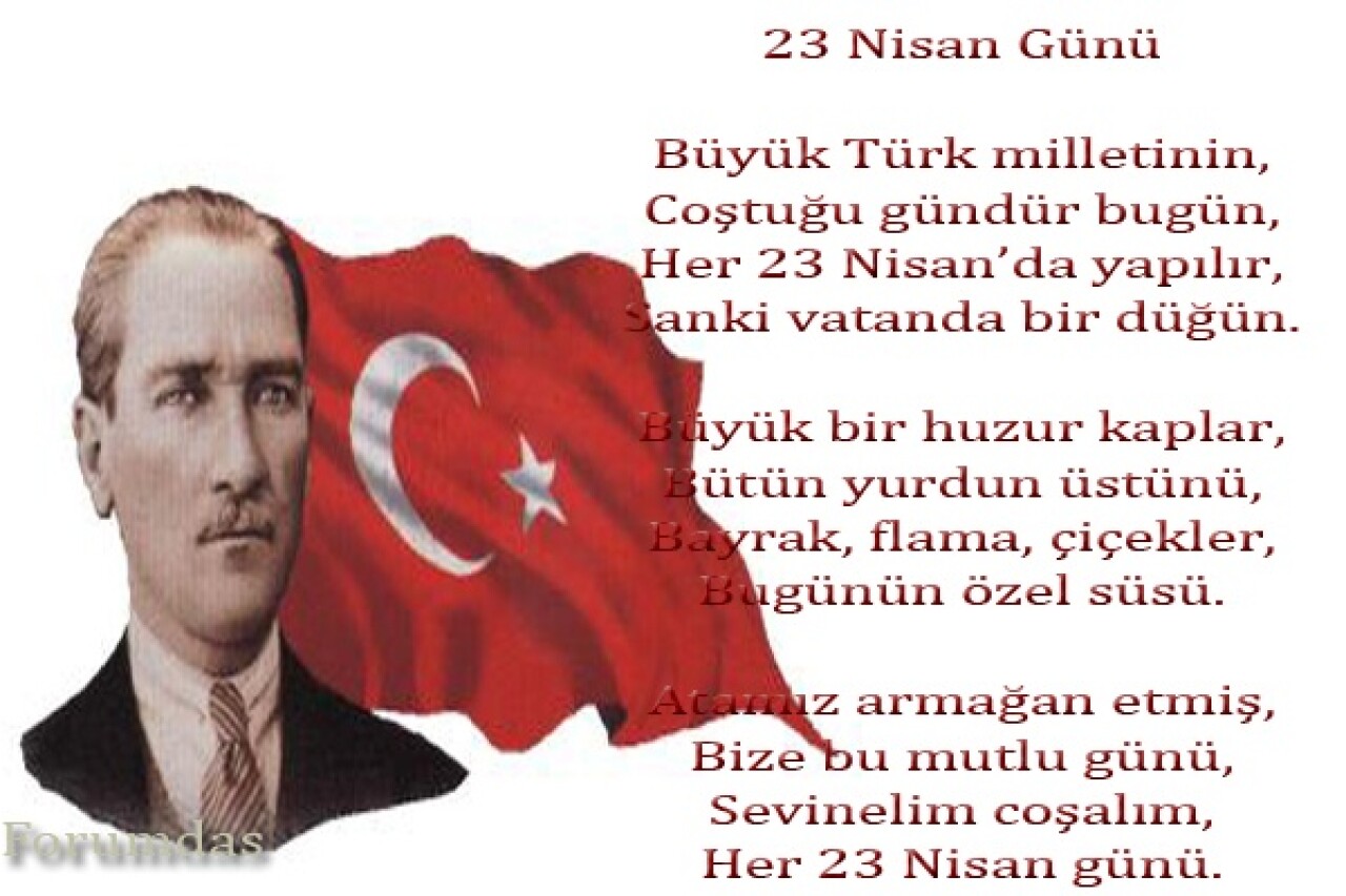 2020 Resimli 23 Nisan şiirleri 7