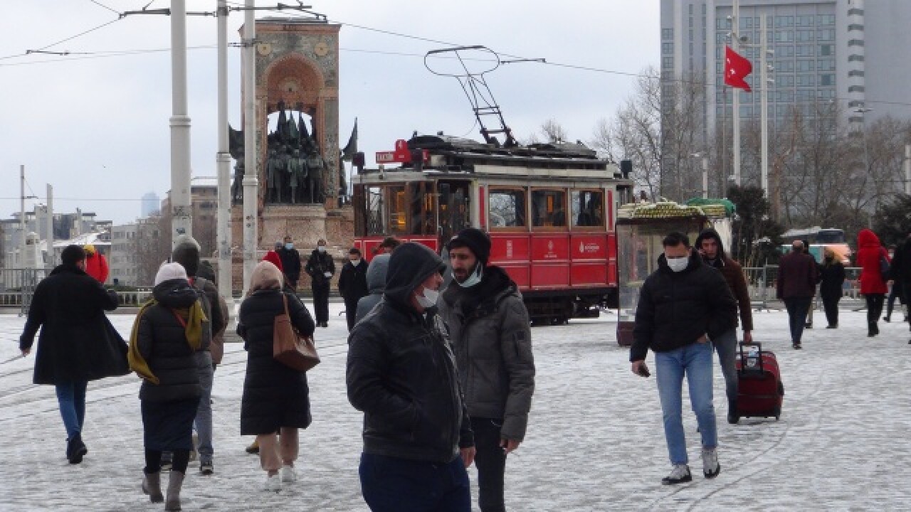 İstanbul'da kar manzaraları 9