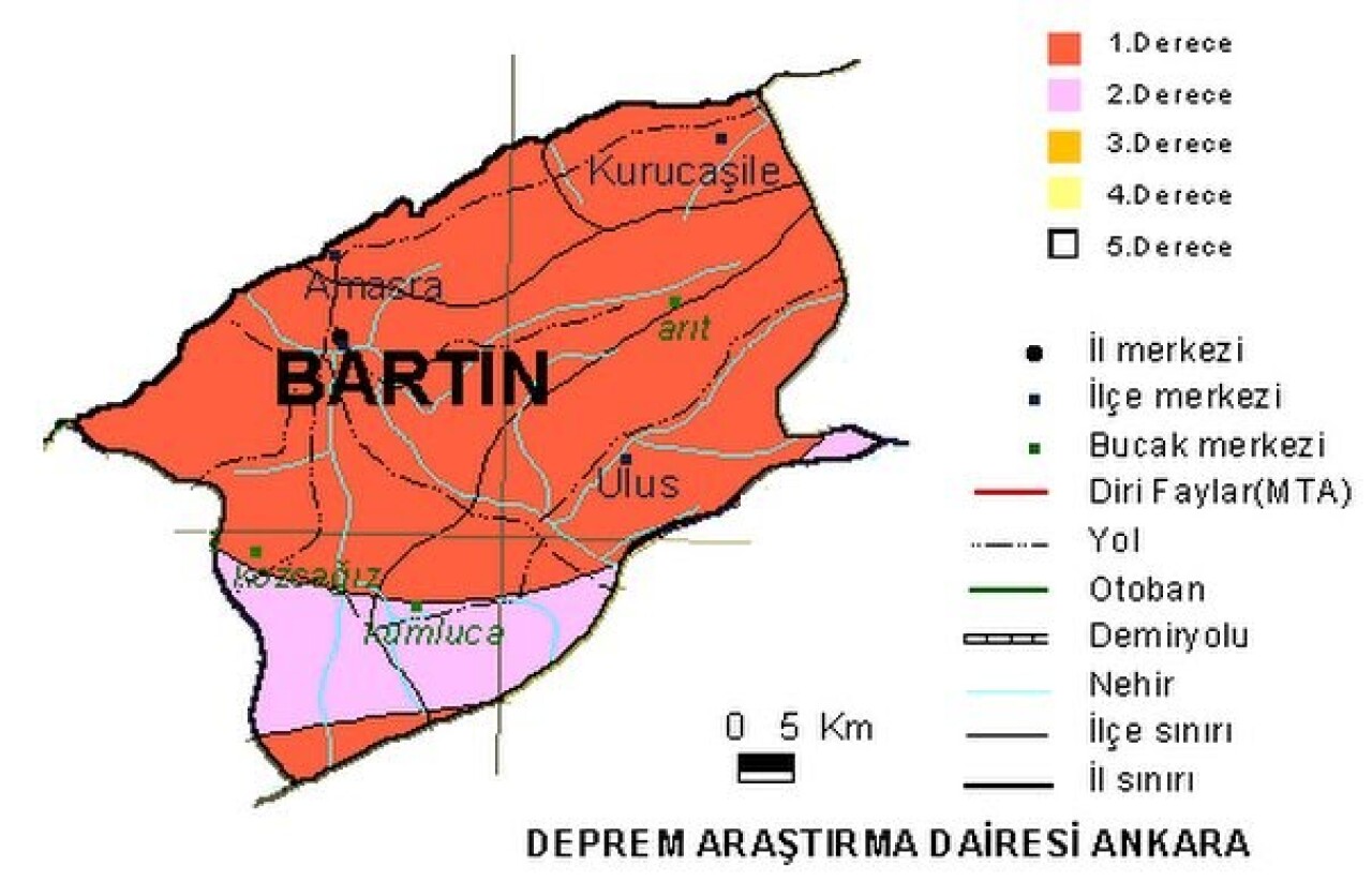 İllere göre deprem ve fay haritası! Oturduğum şehir sağlam mı? 64