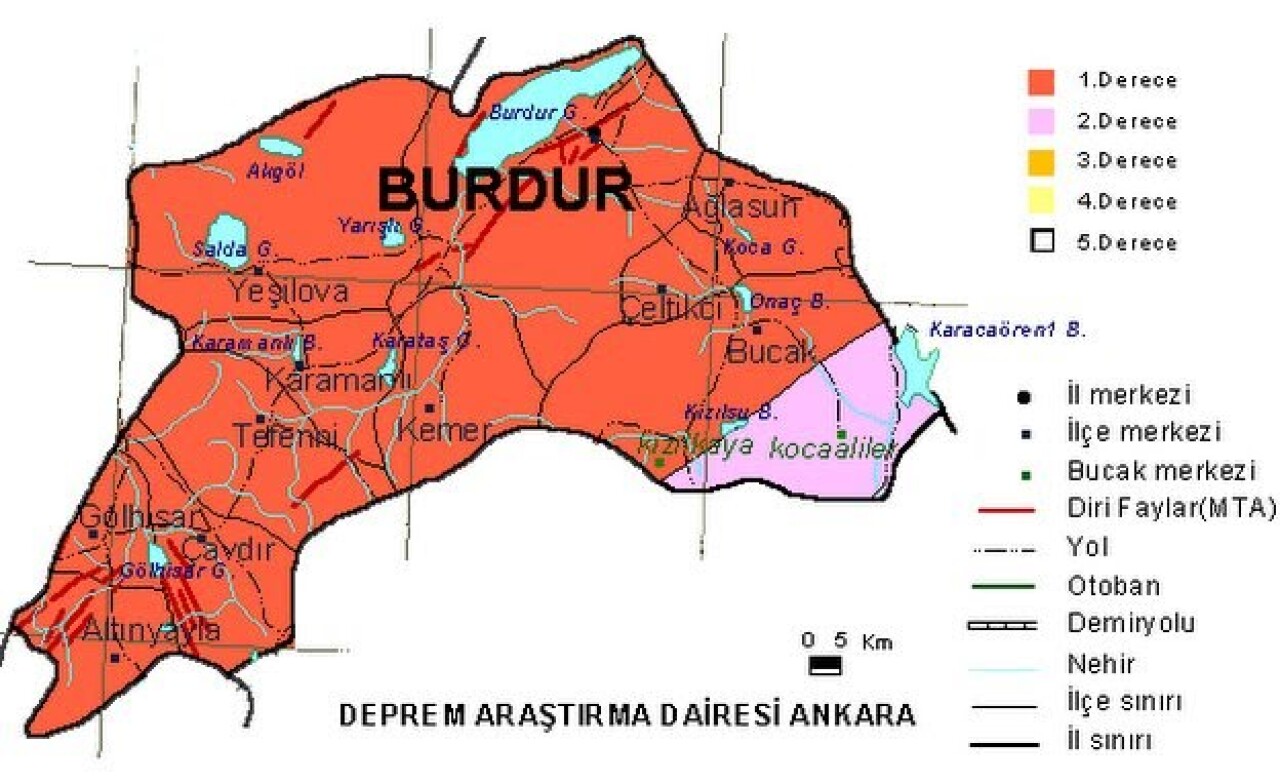 İllere göre deprem ve fay haritası! Oturduğum şehir sağlam mı? 59