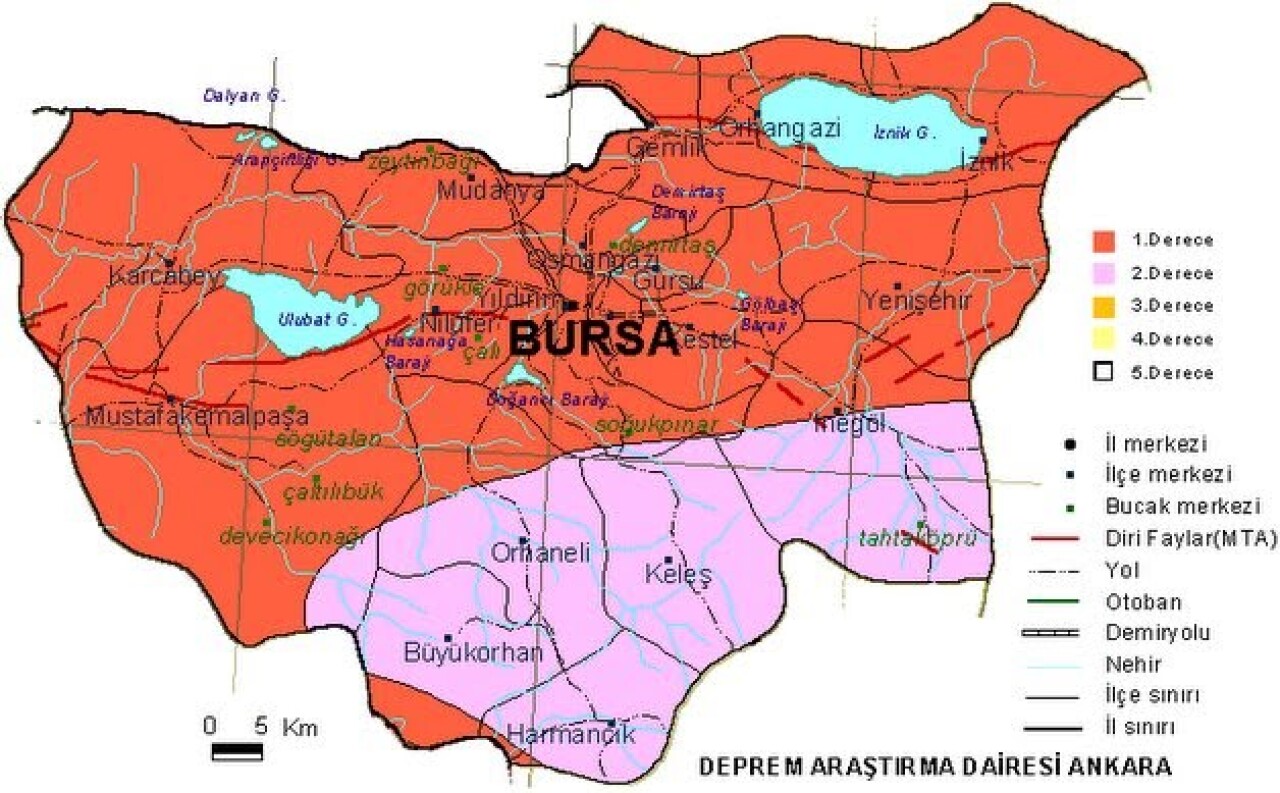 İllere göre deprem ve fay haritası! Oturduğum şehir sağlam mı? 60