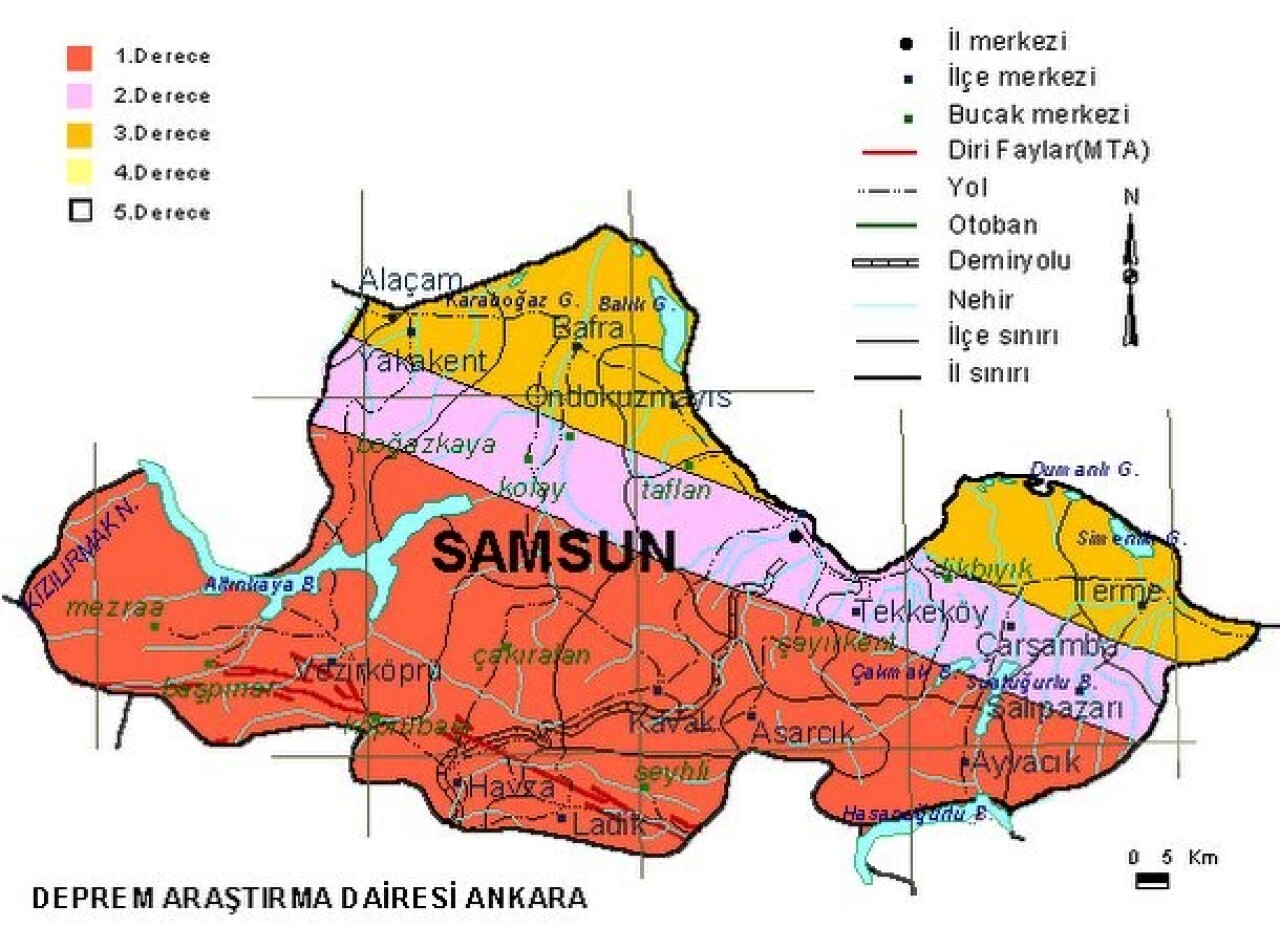 İllere göre deprem ve fay haritası! Oturduğum şehir sağlam mı? 14