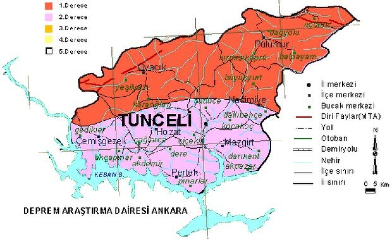 İllere göre deprem ve fay haritası! Oturduğum şehir sağlam mı? 5