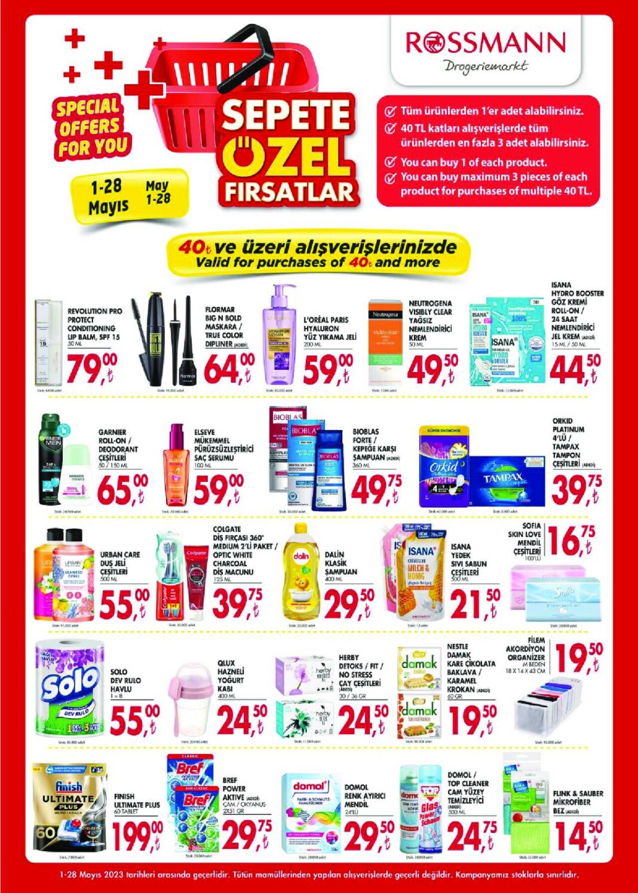 Rossmann 1-28 Mayıs 2023 Güncel Aktüel Katalog 14