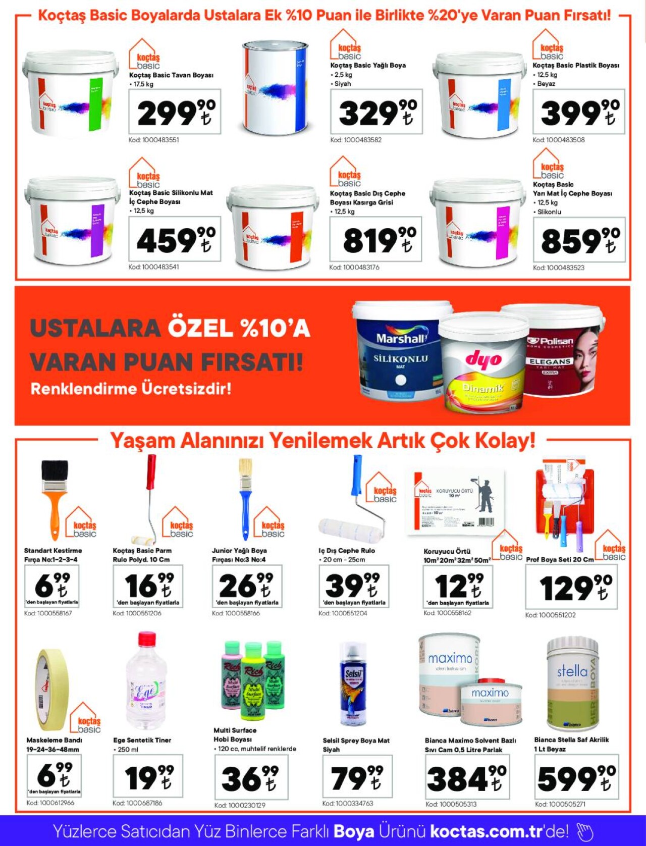 Koçtaş 11 Mayıs /07 Haziran Güncel Aktüel Katalog 12