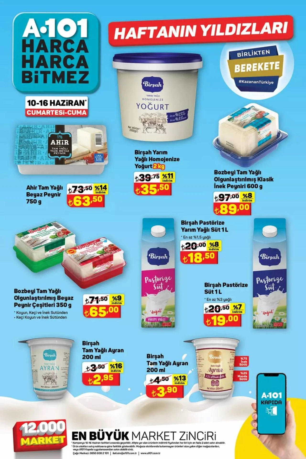 A101'den 10 Liralık Alışveriş Yaparsanız O Ürün 74,90 TL'ye Geliyor! A101 16 Haziran Katalog 6