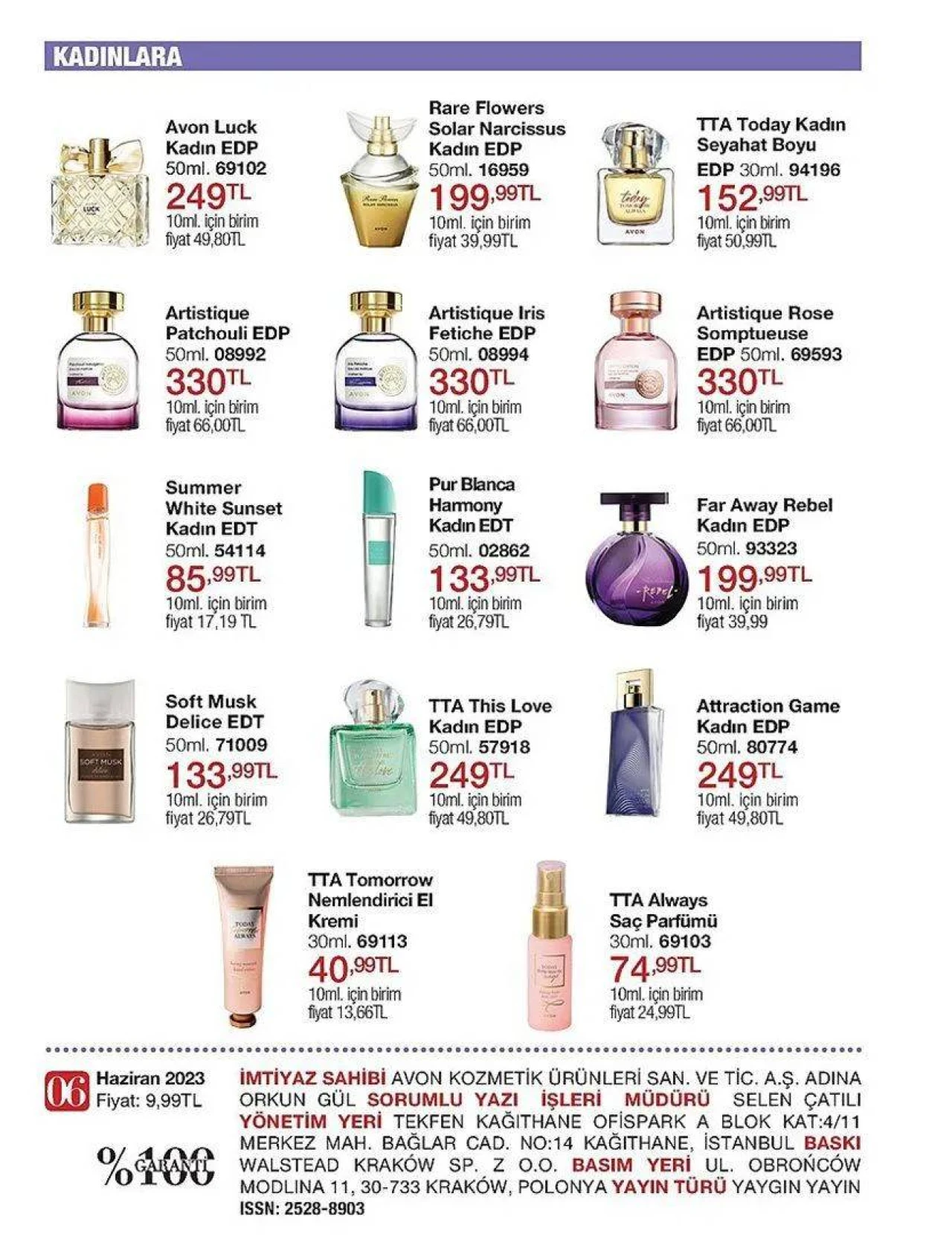 Avon'un Popüler Ürünlerinde Dev İndirim! Avon Haziran 2023 Katalog 47