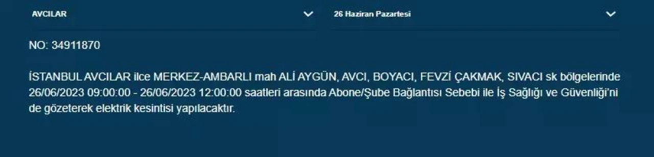 Yarın O İlçeler Karanlığa Gömülecek 1