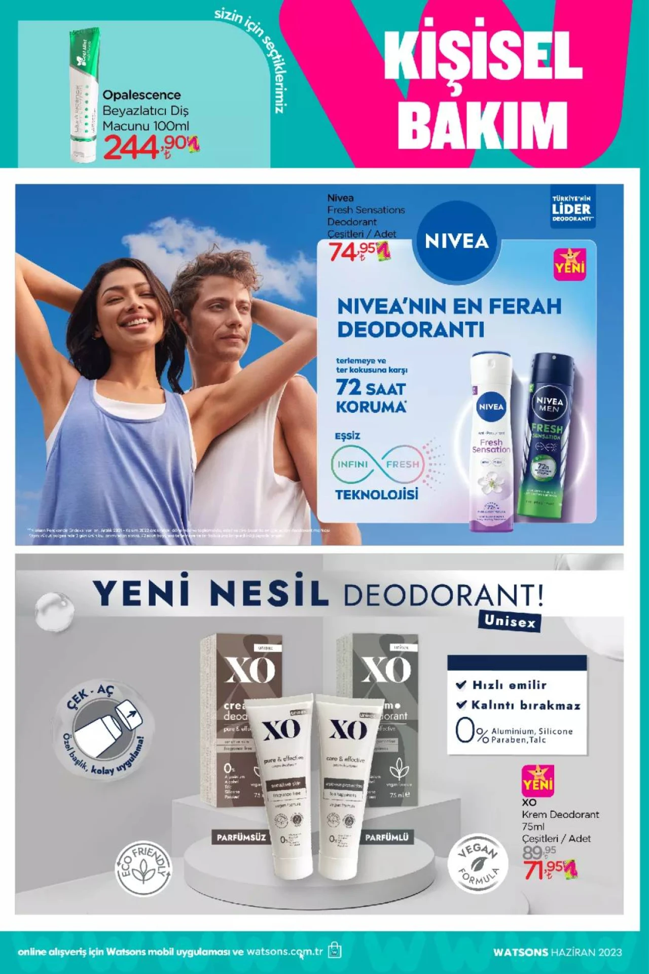 Watsons'da Net %50'ye Varan İndirimler Başladı.. Watsons Haziran 2023 Katalog 14