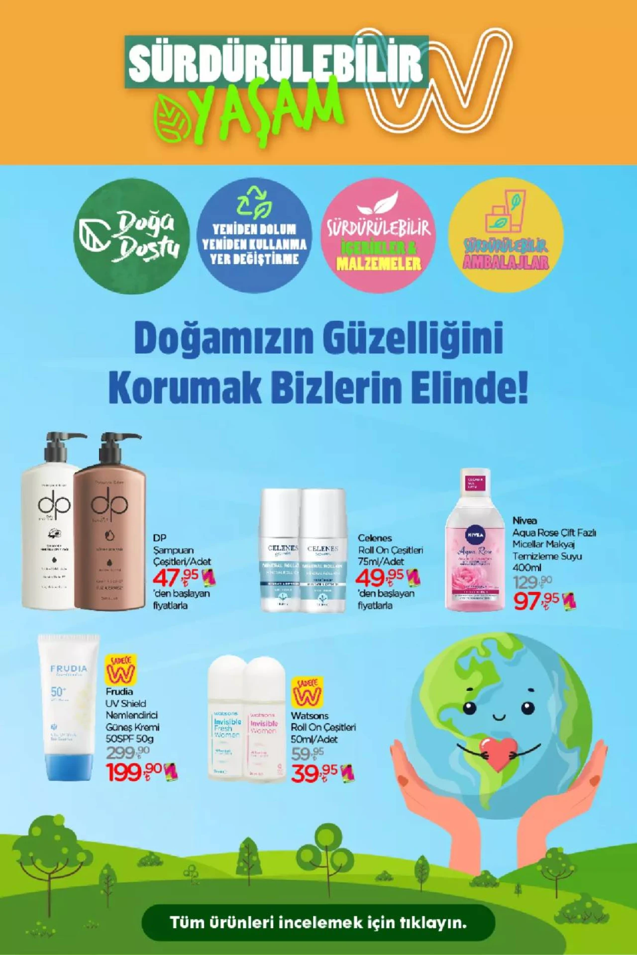 Watsons'da Net %50'ye Varan İndirimler Başladı.. Watsons Haziran 2023 Katalog 6