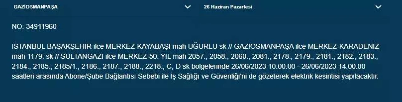 Yarın O İlçeler Karanlığa Gömülecek 5