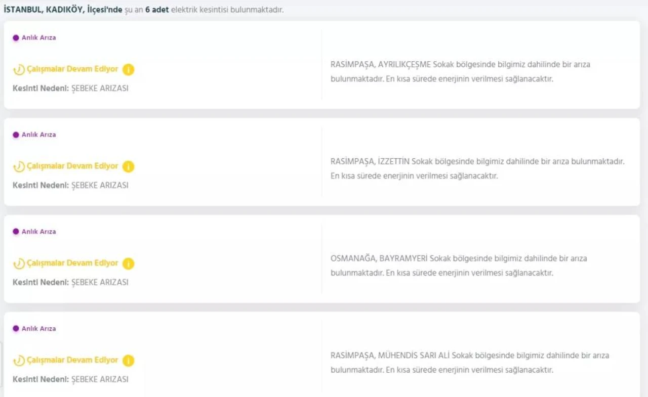 İstanbul'da Yarın Elektrik Kesintisi Yapılacak İlçeler Açıklandı 7