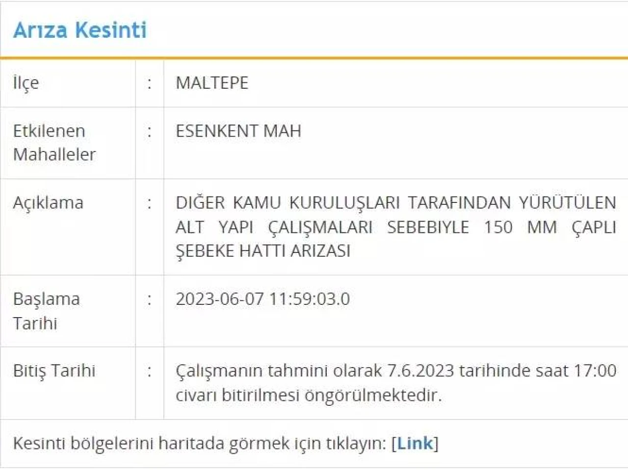 İSKİ O İlçeler için Su Kesintisi Yapılacağını Açıkladı.. 07 Haziran 2023  Çarşamba Planlı Su Kesintisi 3