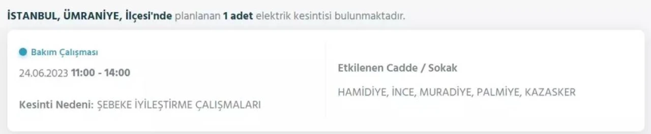 Haftasonu O İlçelerde Elektrik Kesintisi Olacak 18