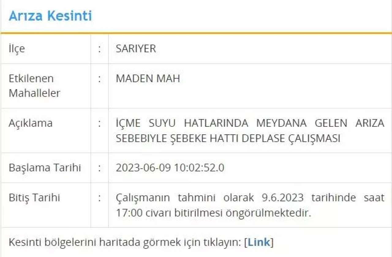 Bugün İstanbul'da O İlçelerde Sular Kesilecek! İşte 09 Haziran 2023 Cuma Su Kesintisi 3