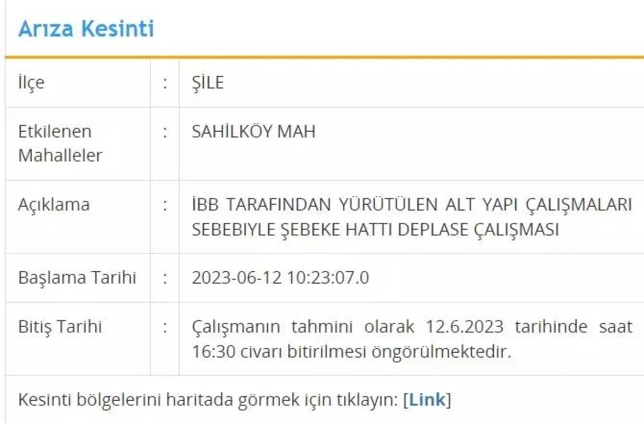 İstanbul'da Bugün 8 İlçeye Su Verilemeyecek! İşte O İlçeler 12 Haziran 2023 Pazartesi 7