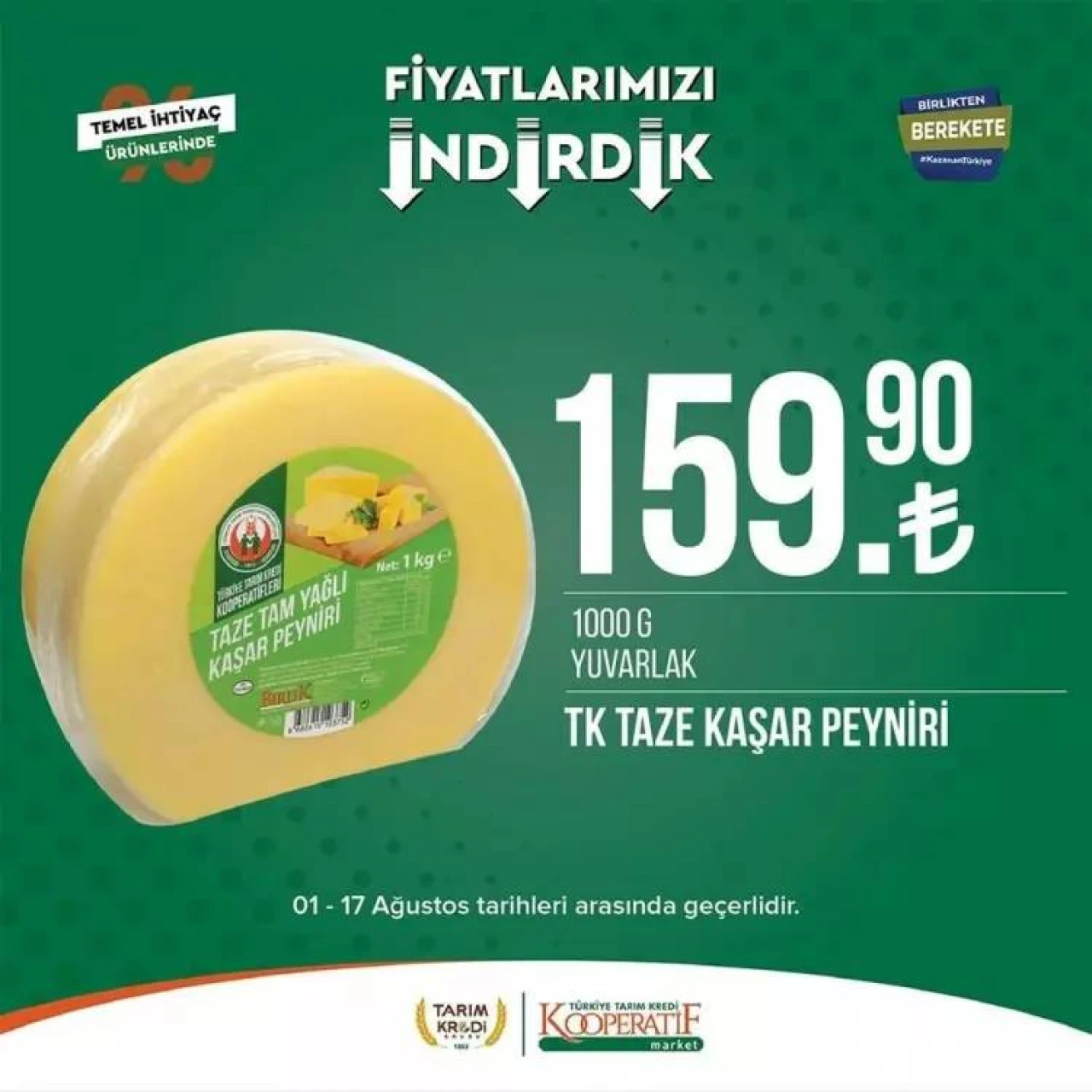 Tarım Kredi Kooperatif Market 01-17 Ağustos katalogu yayınlandı 4