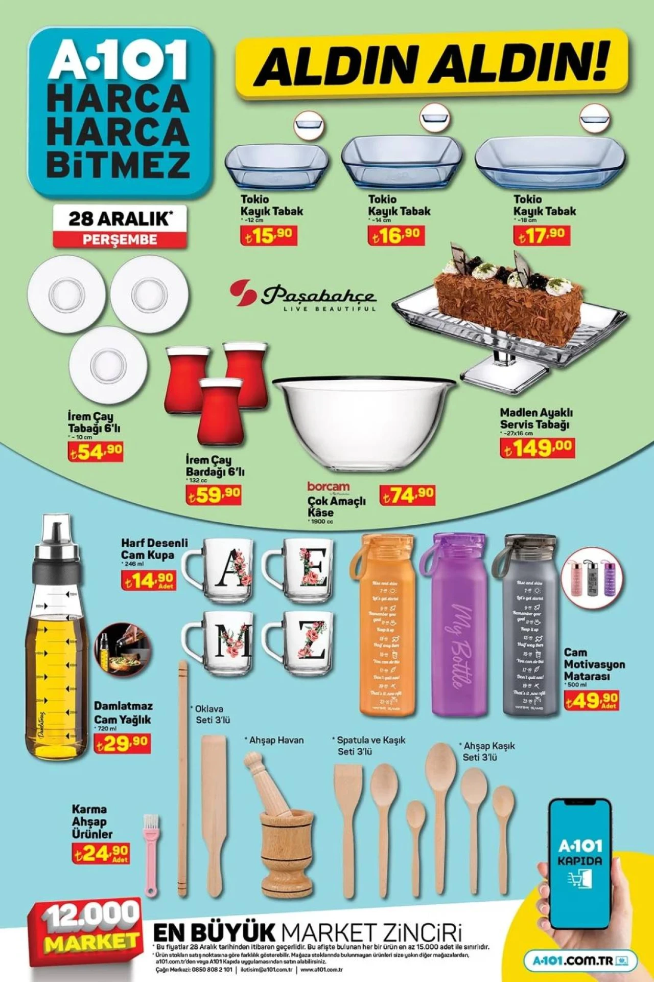 28 Aralık 2023 A101 kataloğu, bu hafta öyle ürünler indirimli fiyatlara geliyor ki! 4