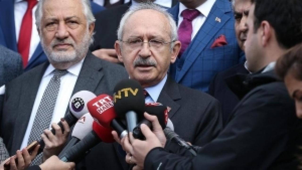 CHP Genel Başkanı Kılıçdaroğlu: Her türlü desteği vermeye hazırız