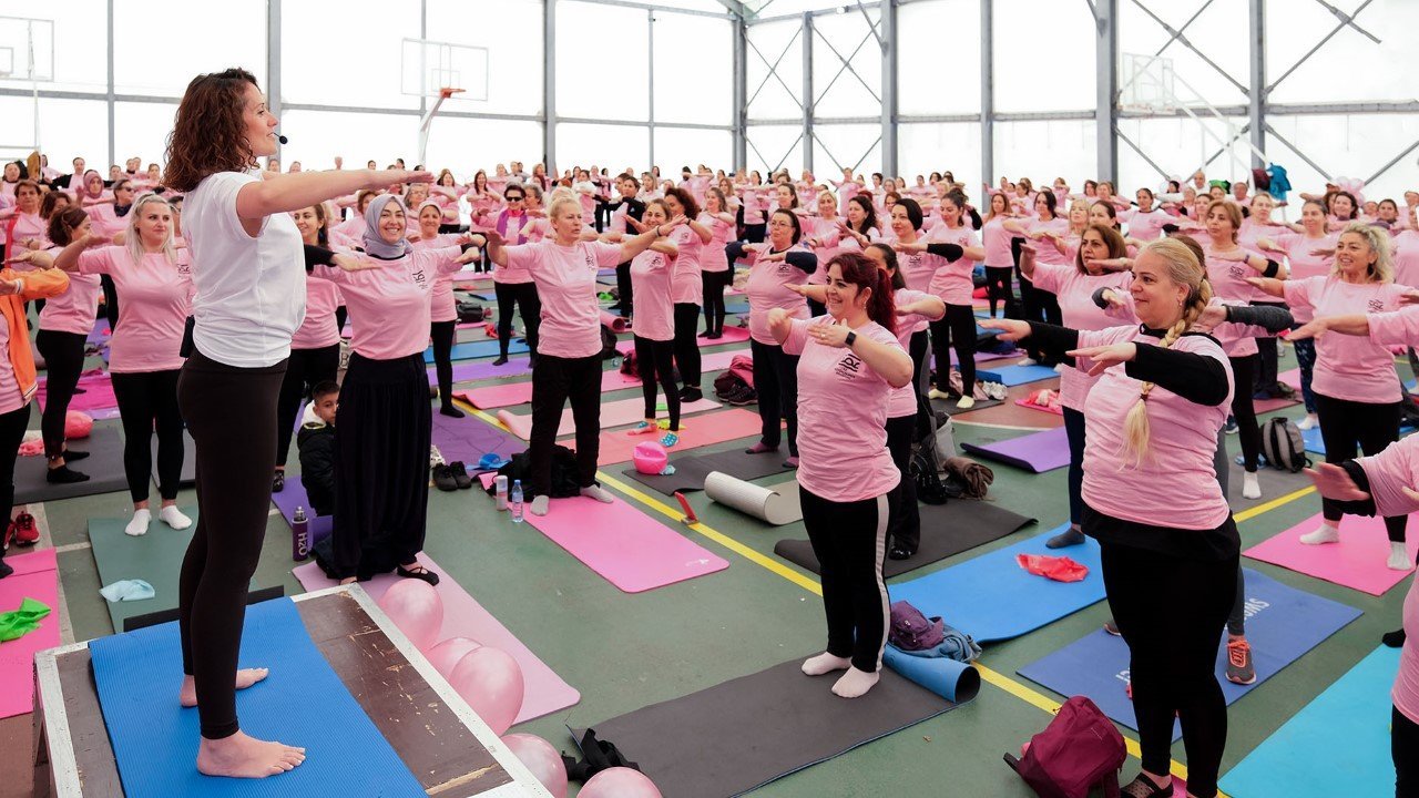 Büyükçekmece'de 'Dünya Pilates Haftası’na özel etkinlik